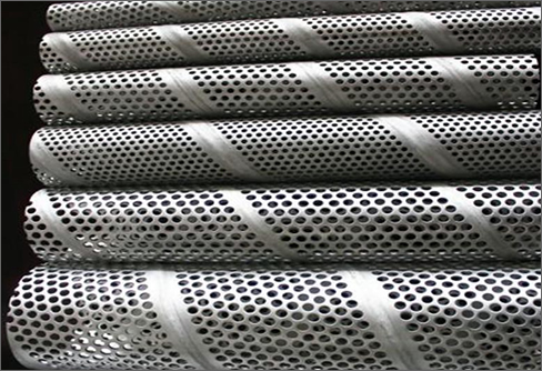 Galvanized steel perforated spiral pipe for duct work