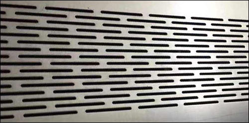 304 Stainless steel perforated sheet slotted for ventilation mesh