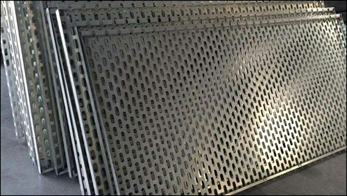 Stainless steel perforated rack panels