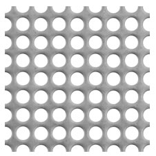 304 SS perforated mesh sheet in round hole straight