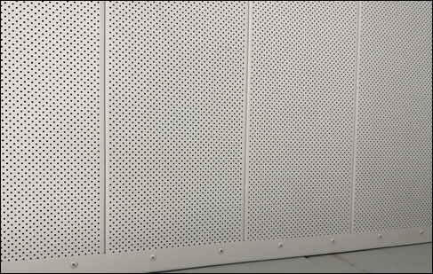 610 x 610 mm Mild Steel Acoustic Perforated Ceiling Panels