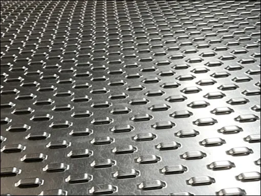 Stainless steel 304 bridge slotted perforated plate 0.8mm