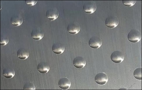 SS 304 dimple embossed sheet flooring plate