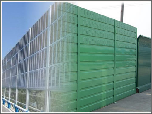 Perforated Galvanised Steel Panels for Noise Controlling and Traffic Safety