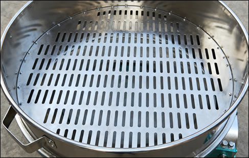 Perforated plate sieves rectangular hole for sift sorting 30cm x 25mm